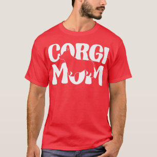 Camiseta Melhor Cachorro Corgi Mãe Mãe Mamãe Mulher Alguma 