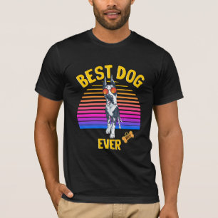 Camiseta Melhor Cachorro Danino Alguma Vez Retro