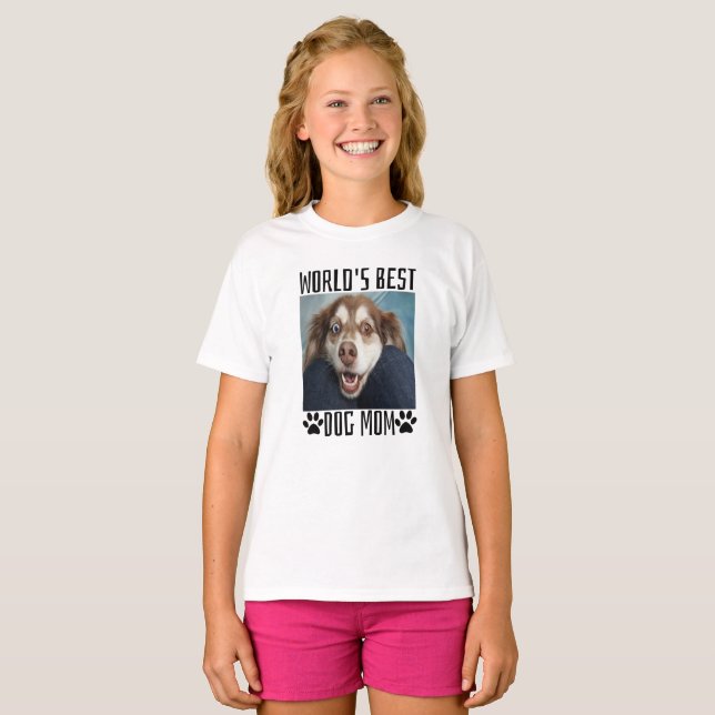 Camiseta Melhor Cachorro do Mundo Mãe (Frente Completa)