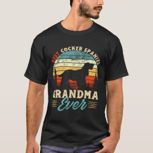 Camiseta Melhor Cachorro Espanhol Vovó Nunca