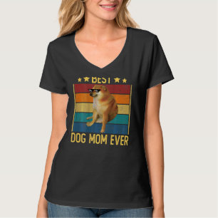 Camiseta Melhor Cachorro Mãe Alguma Vez Cama Cachorro Mãe L