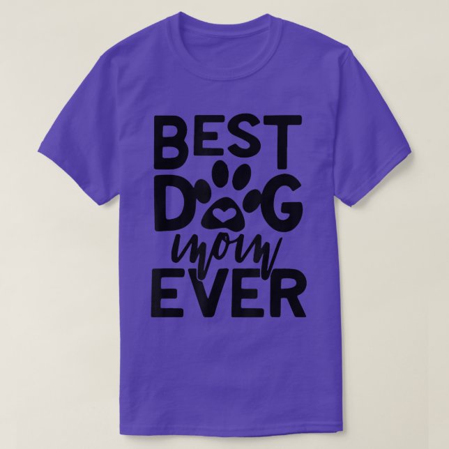 Camiseta Melhor Cachorro Mãe Cachorro Mãe Mãe Mãe Cachorro  (Frente do Design)