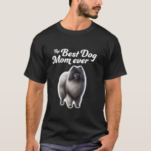 Camiseta Melhor Cachorro Mãe De Sempre - Keeshond