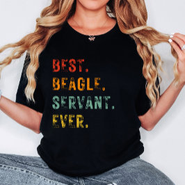 Camiseta Melhor Cachorro Mamãe Feagle Servant Mulheres