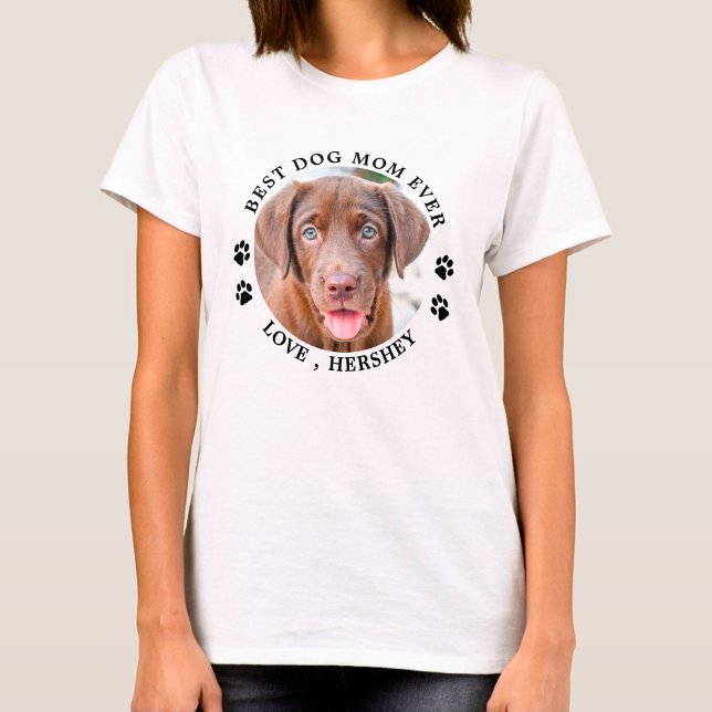 Camiseta Melhor Cachorro Personalizado Mãe De Pet Gelado (Criador carregado)