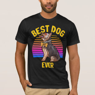 Camiseta Melhor Cachorro Yorkshire Terrier De Todos os Temp