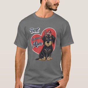 Camiseta Melhor Cães com Cabelo Frio Cute da Mãe