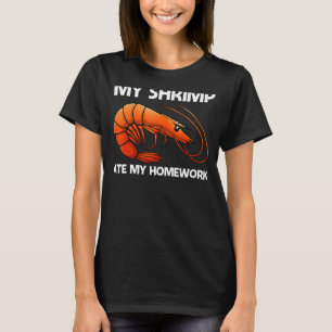 Camiseta Melhor Camarão Para Crianças Garotos Cozinhando An