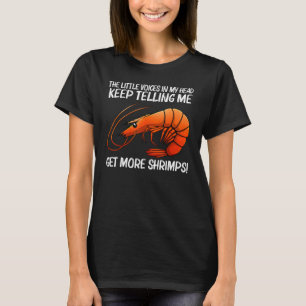 Camiseta Melhor Camarão Para Homens Mulheres Crustáceo Anim