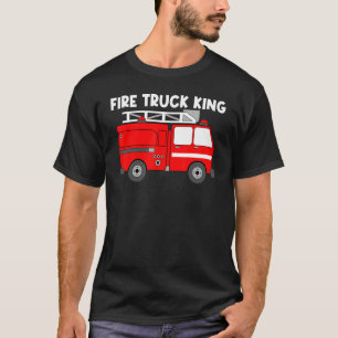 Camiseta Melhor Caminhão de Fogo para Carros Pais Bombeiros