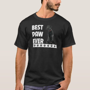 Camiseta Melhor Caminho de Sempre Pai Preto Labrador
