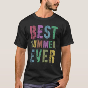 Camiseta Melhor Campo De Verão Do Último Dia De Férias Sina