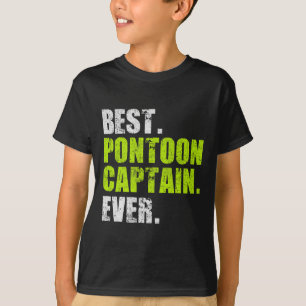 Camiseta Melhor Capitão de Pontão de Todos os Tempos Presen