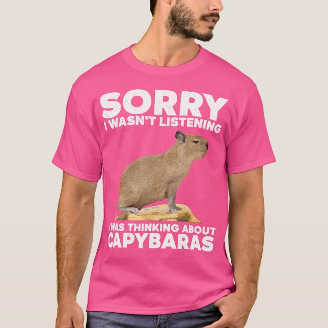 Camiseta Melhor Capybara Pet Rodent Capybara (Frente)