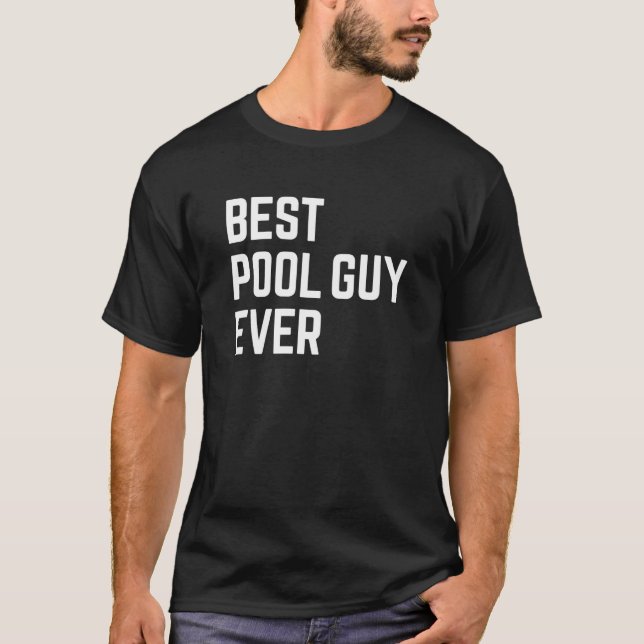 Camiseta Melhor Cara de Piscina (Frente)