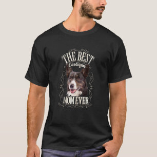 Camiseta Melhor Cardigan para Pai de Welsh Corgi de Sempre