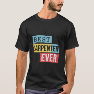 Camiseta Melhor Carpinteiro Sempre Trabalhos em Madeira Apo