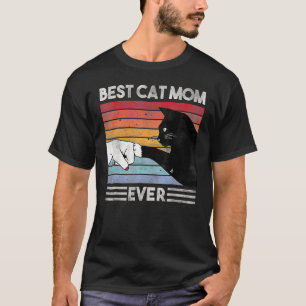 Camiseta Melhor Cat Mãe Alguma Vez Vintage Cat Mãe Dia de a