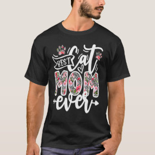 Camiseta Melhor Cat Mãe Alguma Vez Vintage Retrorando Mamãe