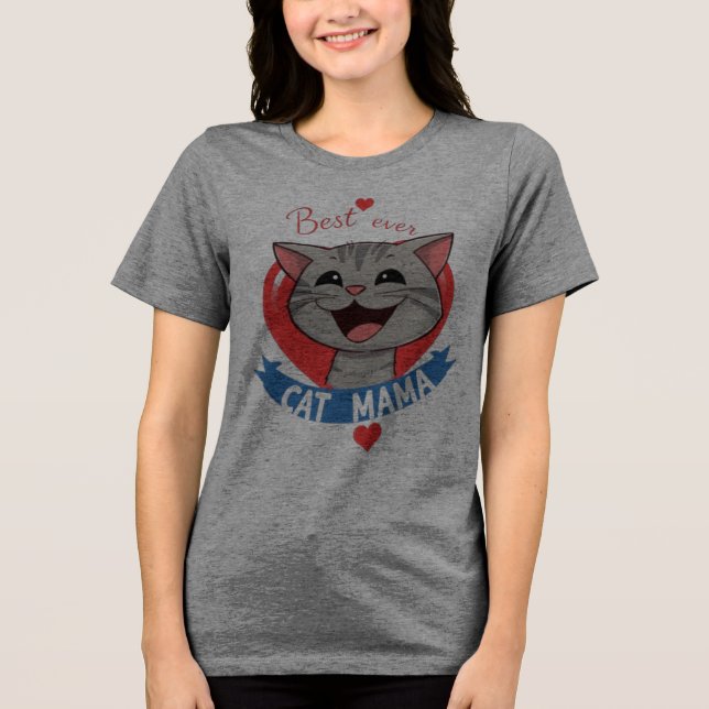 Camiseta Melhor CAT MAMA (Frente)