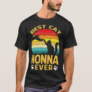 Camiseta Melhor Cat NONNA Nunca Retro Vintage
