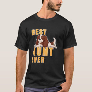 Camiseta Melhor Cavaleiro Rei Charles Spaniel Tia Ever Shir