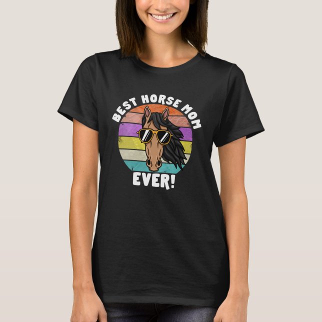 Camiseta Melhor Cavalo Mãe nunca cavaleiro (Frente)