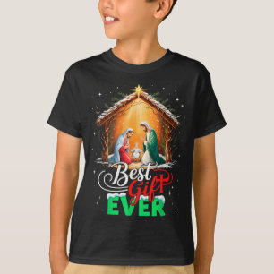Camiseta Melhor Cena de Natal de Jesus Cristão Legal