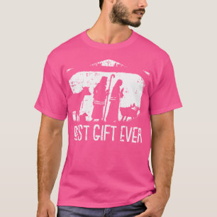 Camiseta Melhor Cena de Natividade Jesus Legal de Natal Chr