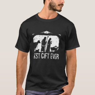 Camiseta Melhor Cena de Natividade Jesus Legal de Natal Chr