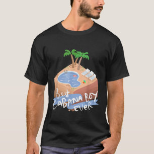 Camiseta Melhor Cena de Praia do Menino de Cabana Com Palme