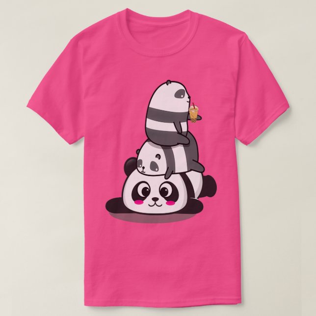 Camiseta Melhor Chá De Bolha De Panda (Frente do Design)