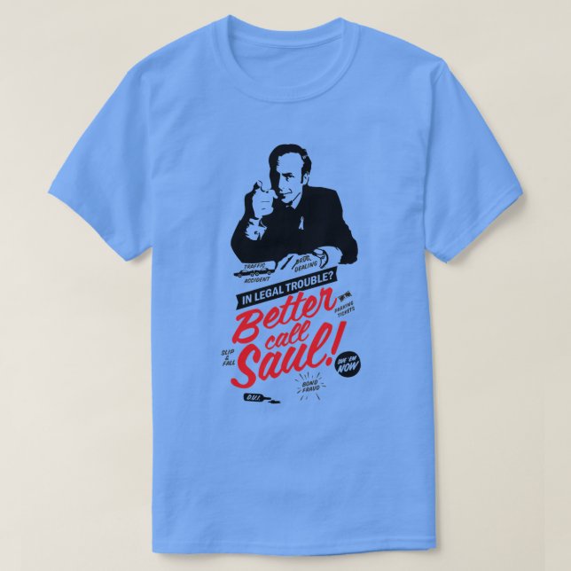 Camiseta Melhor chamar Saul Goodman (Frente do Design)