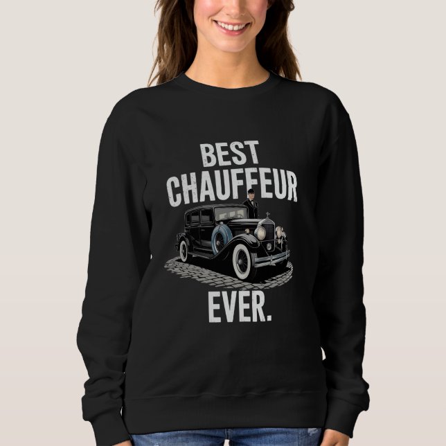 Camiseta Melhor Chauffeur Ever Cab Drivers para Driver Priv (Frente)
