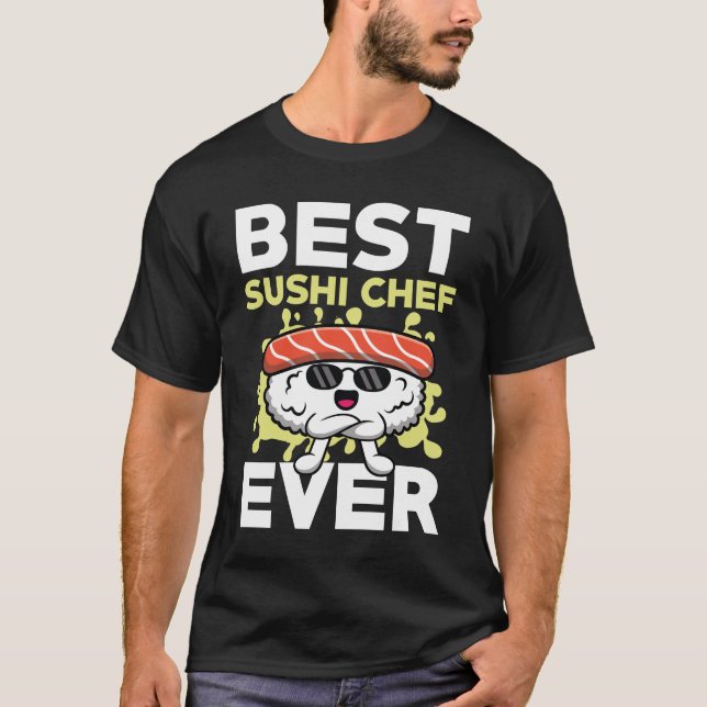 Camiseta Melhor Chef Sushi Nunca (Frente)