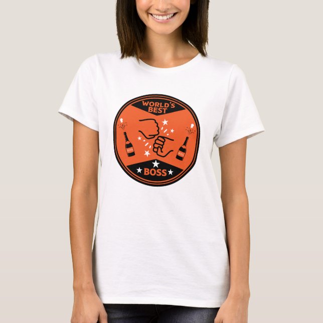 Camiseta Melhor Chefe do Mundo (Frente)