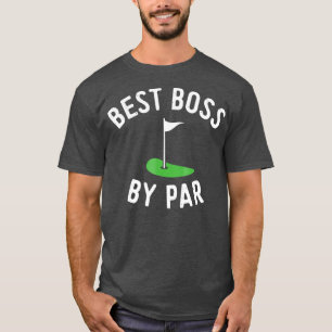 Camiseta Melhor Chefe do Presente de Par Golf Golf