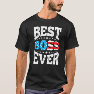 Camiseta Melhor Chefe Em 4 De Julho Usa Ameri