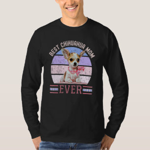 Camiseta Melhor Chihuahua Mãe Dia de as mães Cachorro Peque