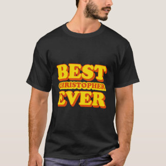 Camiseta Melhor Christopher Ever - Diversão do Primeiro Nom