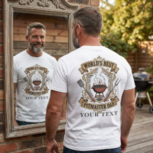 Camiseta Melhor Churrasqueiro do Mundo Pai Crista de Churra