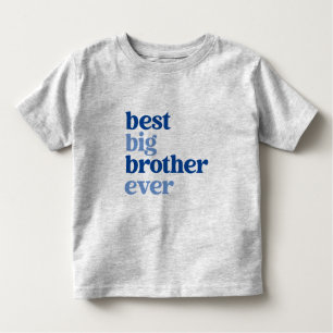 Camiseta Melhor Cinza do Big Brother com Blue Text Boy