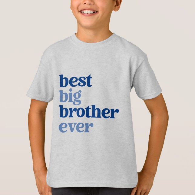 Camiseta Melhor Cinza do Big Brother com Blue Text Boys (Frente)