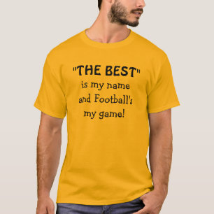 Camiseta Melhor Citação Esportiva de Futebol
