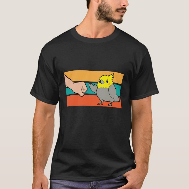 Camiseta Melhor Cockatiel Mãe De Pássaro Cockatiel (Frente)