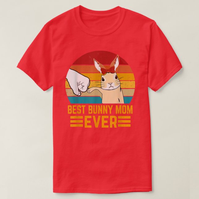 Camiseta Melhor Coelhinha Mãe De Coelho (Frente do Design)
