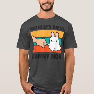 Camiseta Melhor Coelho do Mundo Mãe Coelho Bonito