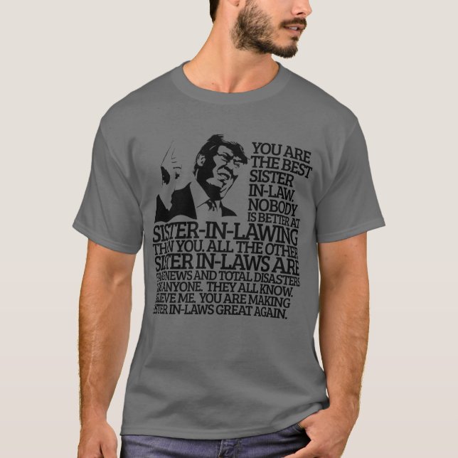 Camiseta Melhor Coisa Da Irmã Em Direito Dotada Engraçada (Frente)