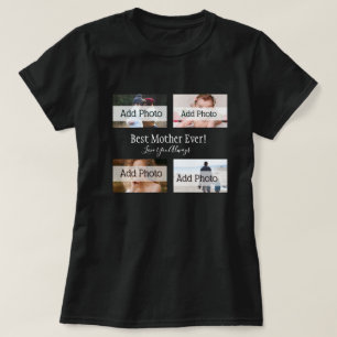 Camiseta Melhor Colagem de Fotos de Madre Nunca - Script Br