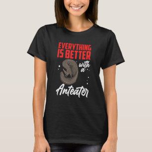 Camiseta Melhor com Anteater Ante comendo urso Anteater 1